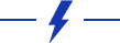 A blue lightning bolt is shown in this image.